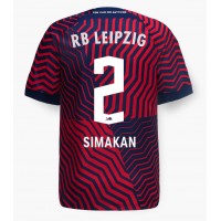 RB Leipzig Mohamed Simakan #2 Replica Away Shirt 2023-24 Short Sleeve